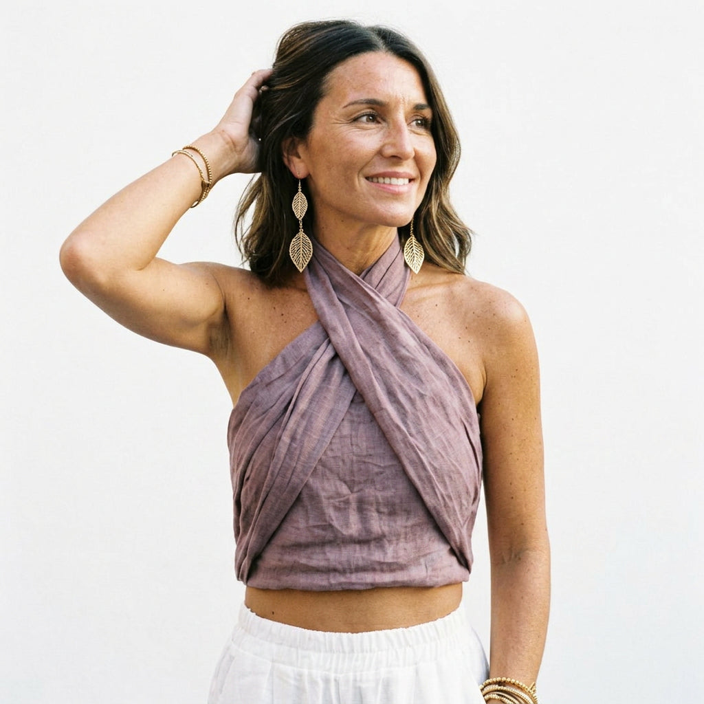 Giselle - Stylish Fitted White Tank Top for Women