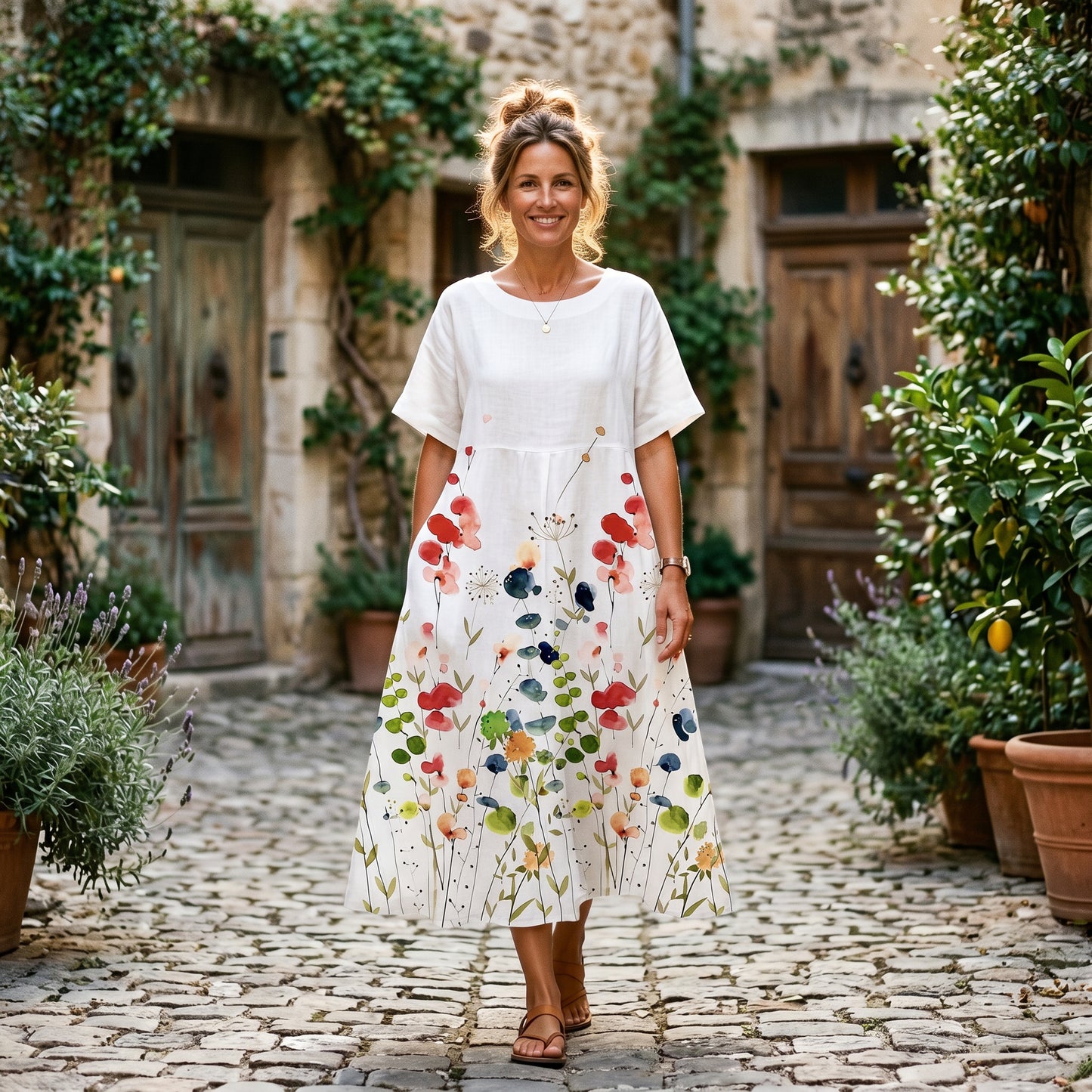 Abby - Floral Plus Size Summer Dress done 06-03-2026