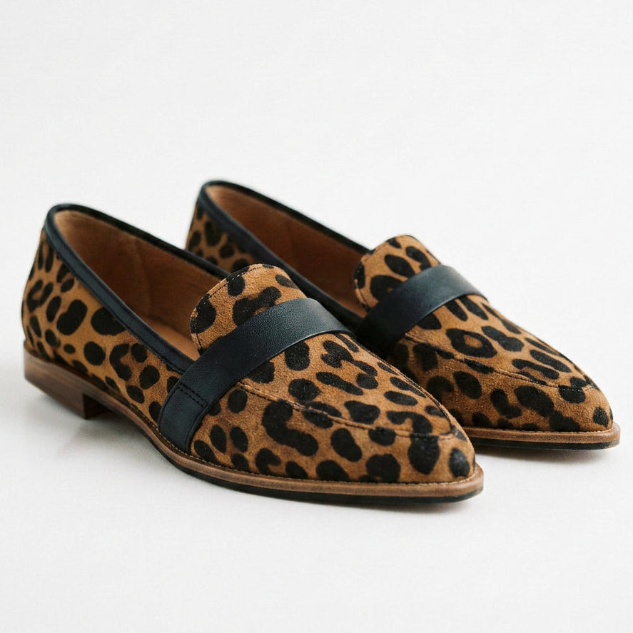 Adele - Elegant Black Penny Loafers for Women DONE