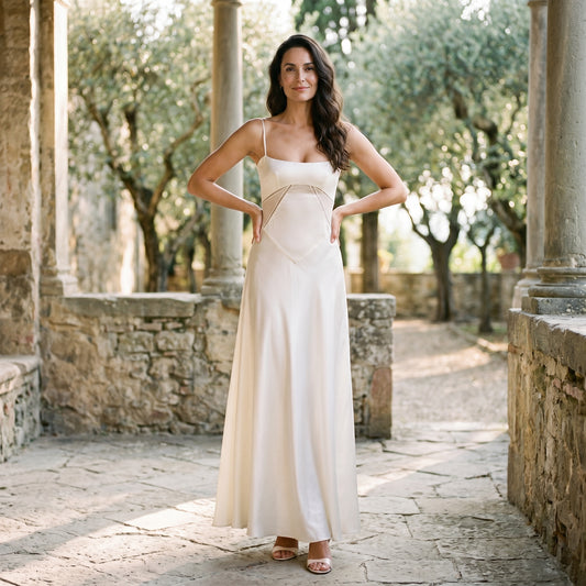 Cecily - Elegant White Maxi Dress for Women DONE 05-14-2026