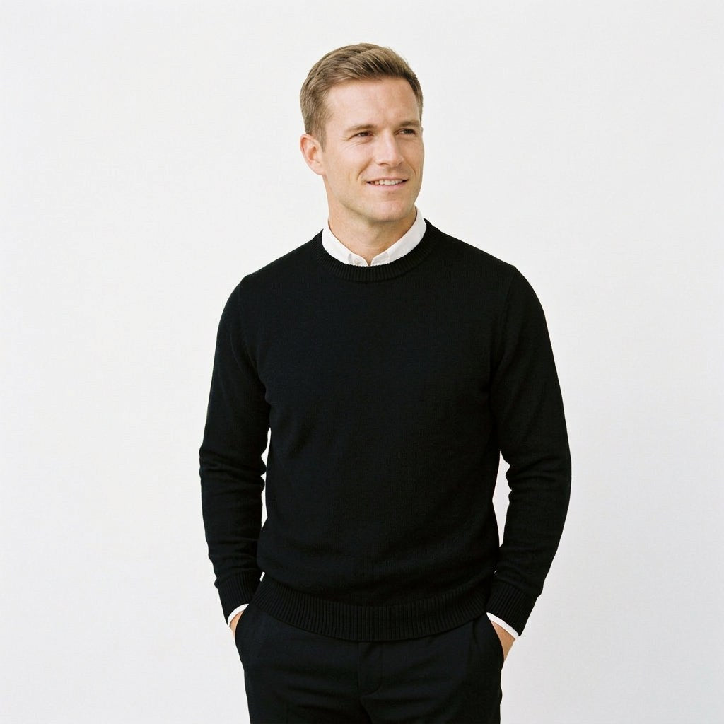 Comfortable Crew Neck Sweater