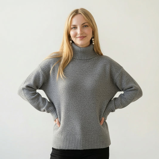 Cozy Oversized Turtleneck Sweater