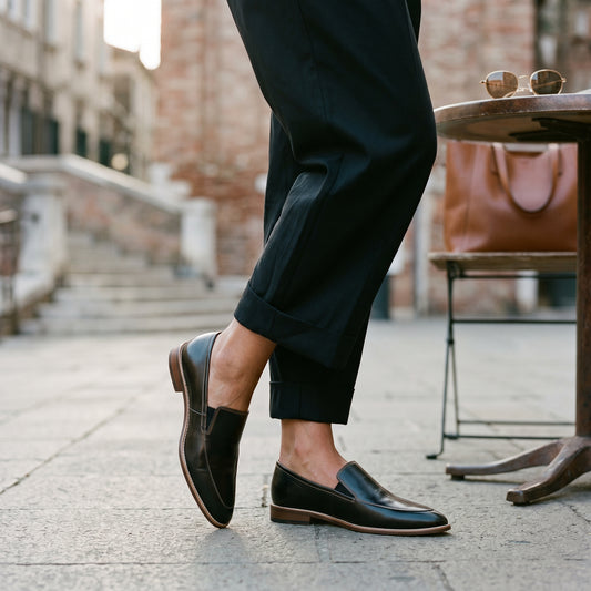 Elegant Black Loafers for Women
