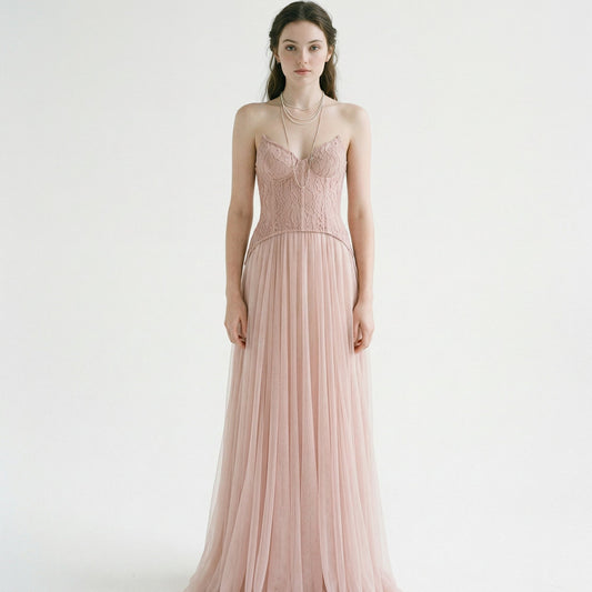 Elegant Lace Maxi Dress for Women
