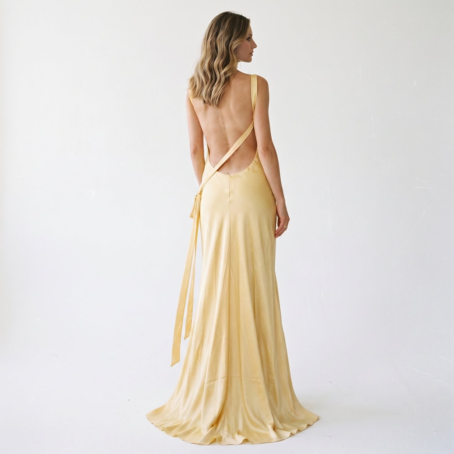 Evangeline - Elegant Satin Fall Wedding Guest Maxi Dress DONE 05-14-2026