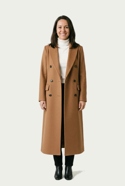 Josephine - Elegant Women's Wool Trench Coat for Winter 1