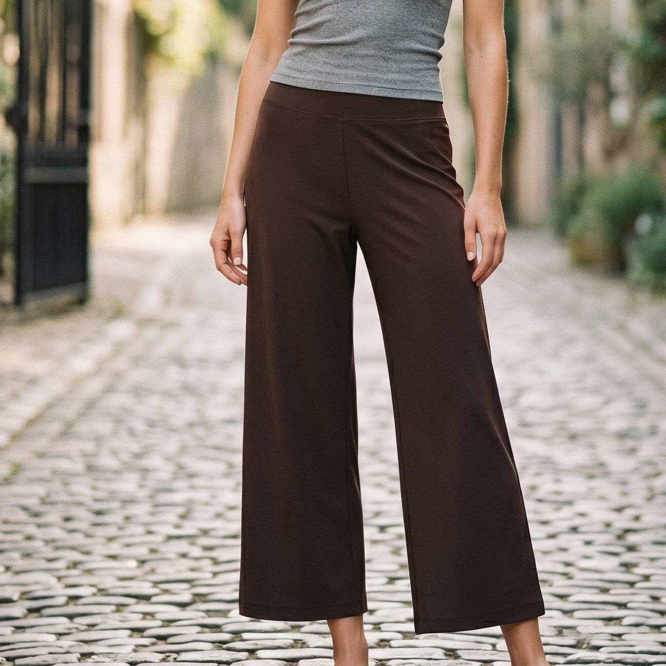 Mia | Soft High Waist Wide Leg Capri Pants for Women done 05-26-2026