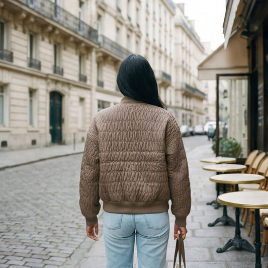 Quilted Women's Jacket for Transitional Weather