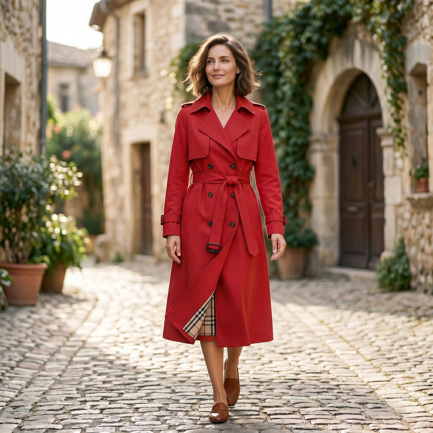 Sophia - Elegant Long Trench Coat for Women DONE 05-22-2026