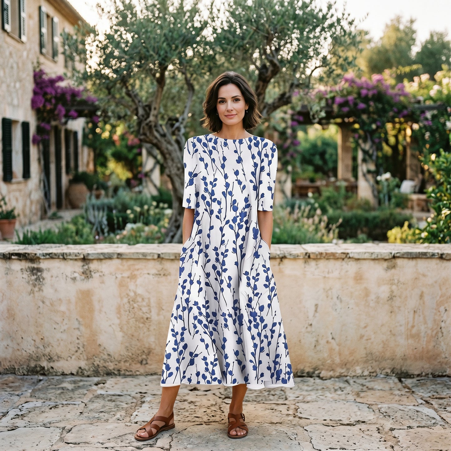 Sophie | Breezy Floral A-Line Womens Dress for Summer DONE 06-05-2026