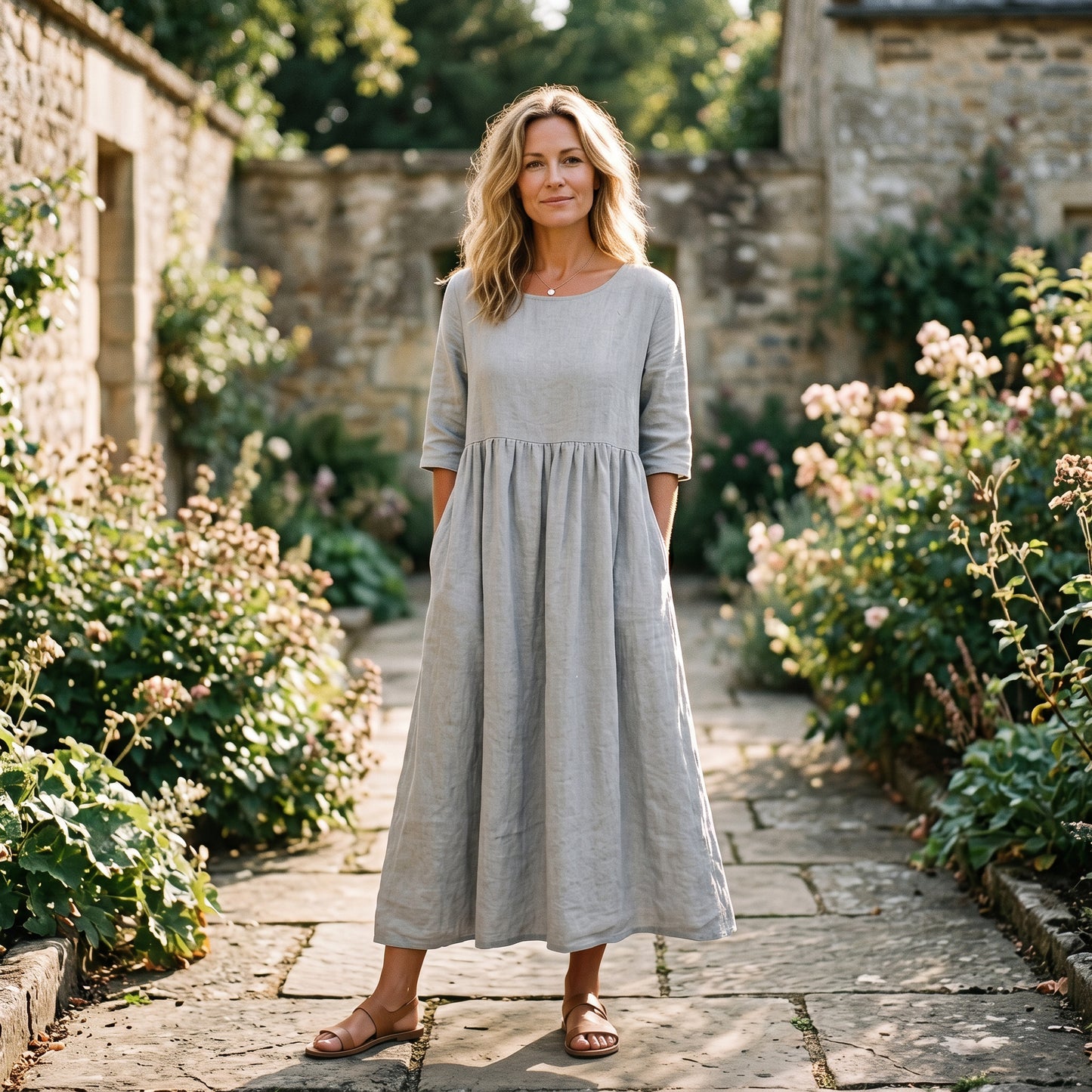Sophie | Relaxed Linen Summer Dress for Women DONE 06-05-2026
