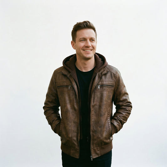 Stylish Hooded Bomber Jacket for Cold Weather