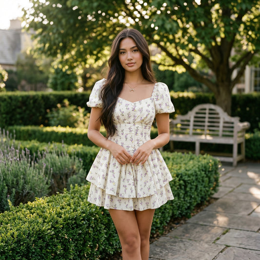 Victoria - Floral Summer Mini Dress DONE 05-23-2026