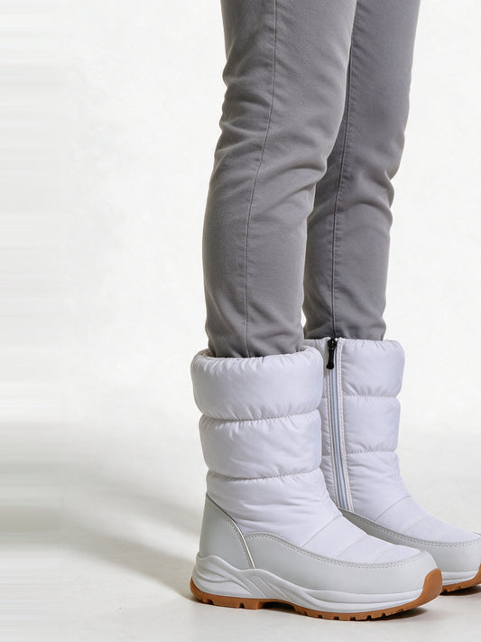 Gunn - Women's Padded Mid Calf Pull On Boots - view 2