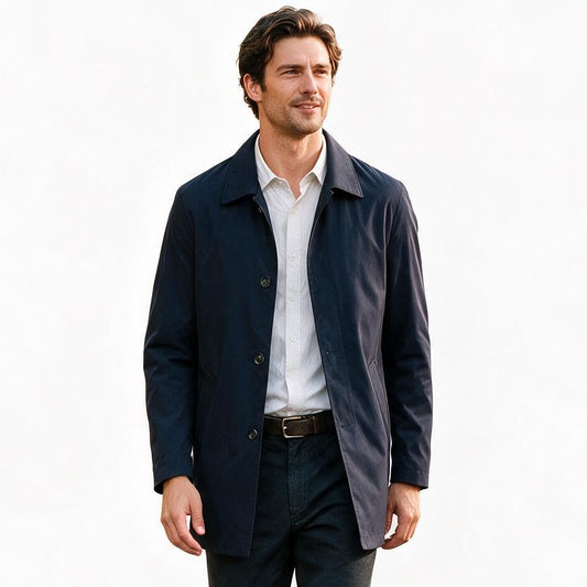 Levi - Stylish Long Windproof Jacket for Autumn