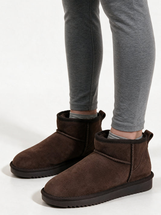 Liv - Women's Mini Pull On Ankle Boots with Lined Collar - view 2