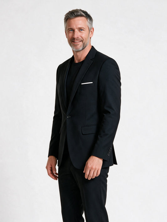 Vincent - Men's Slim Fit One Button Blazer - view 2
