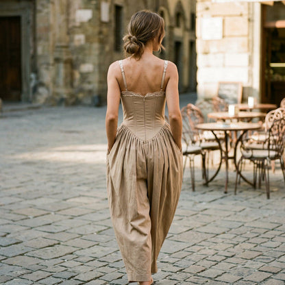 Aurelie - Elegant Black Jumpsuit for Women