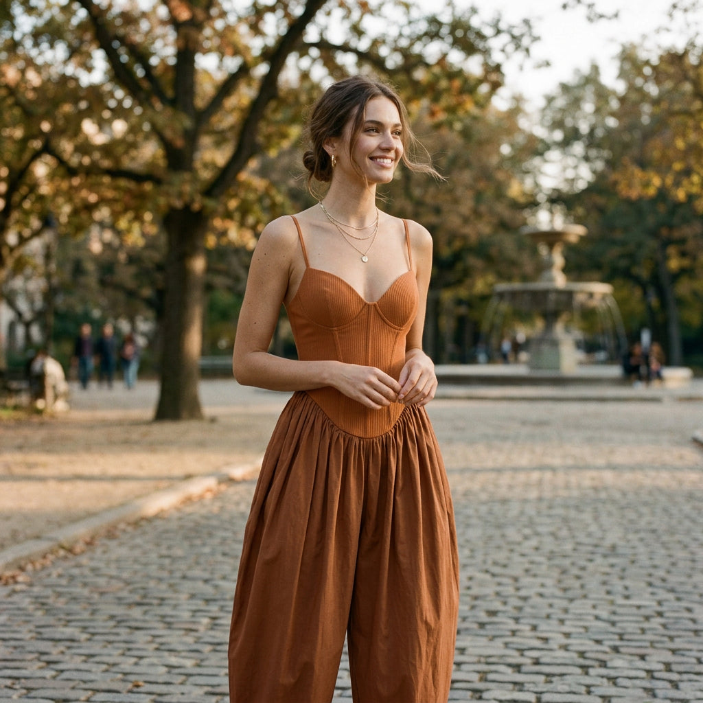 Aurelie - Elegant Black Jumpsuit for Women