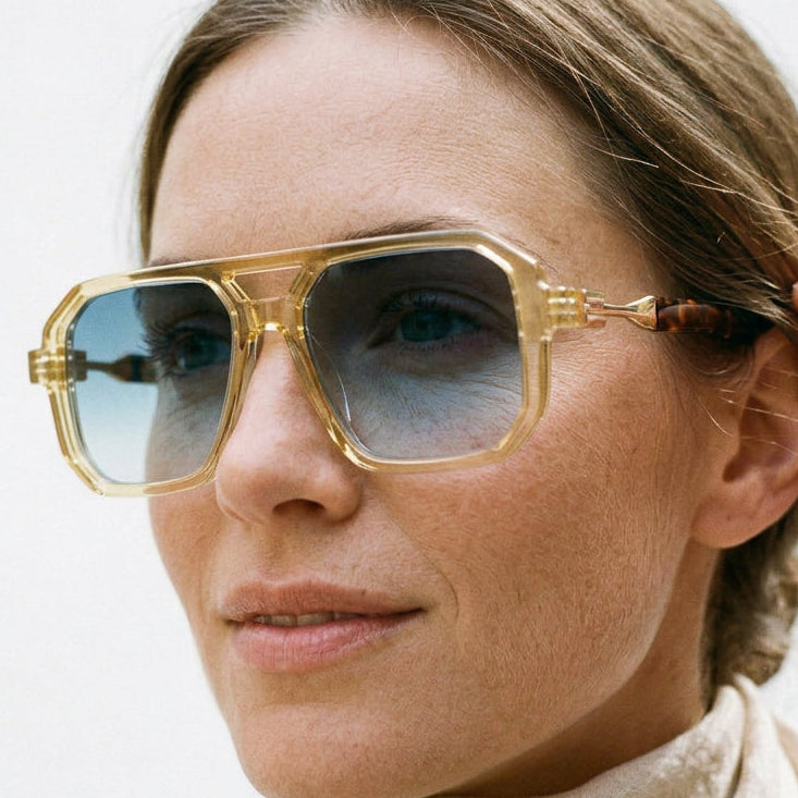 Freya - Bold Oversized Tinted Sunglasses
