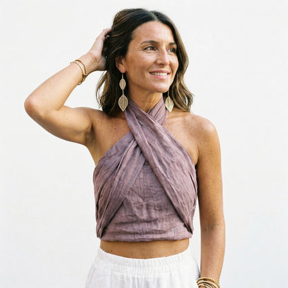 Giselle - Stylish Fitted White Tank Top for Women