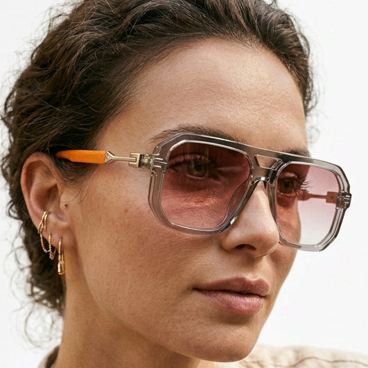 Freya - Bold Oversized Tinted Sunglasses