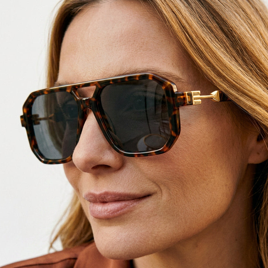 Freya - Bold Oversized Tinted Sunglasses
