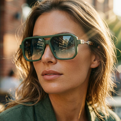 Freya - Bold Oversized Tinted Sunglasses
