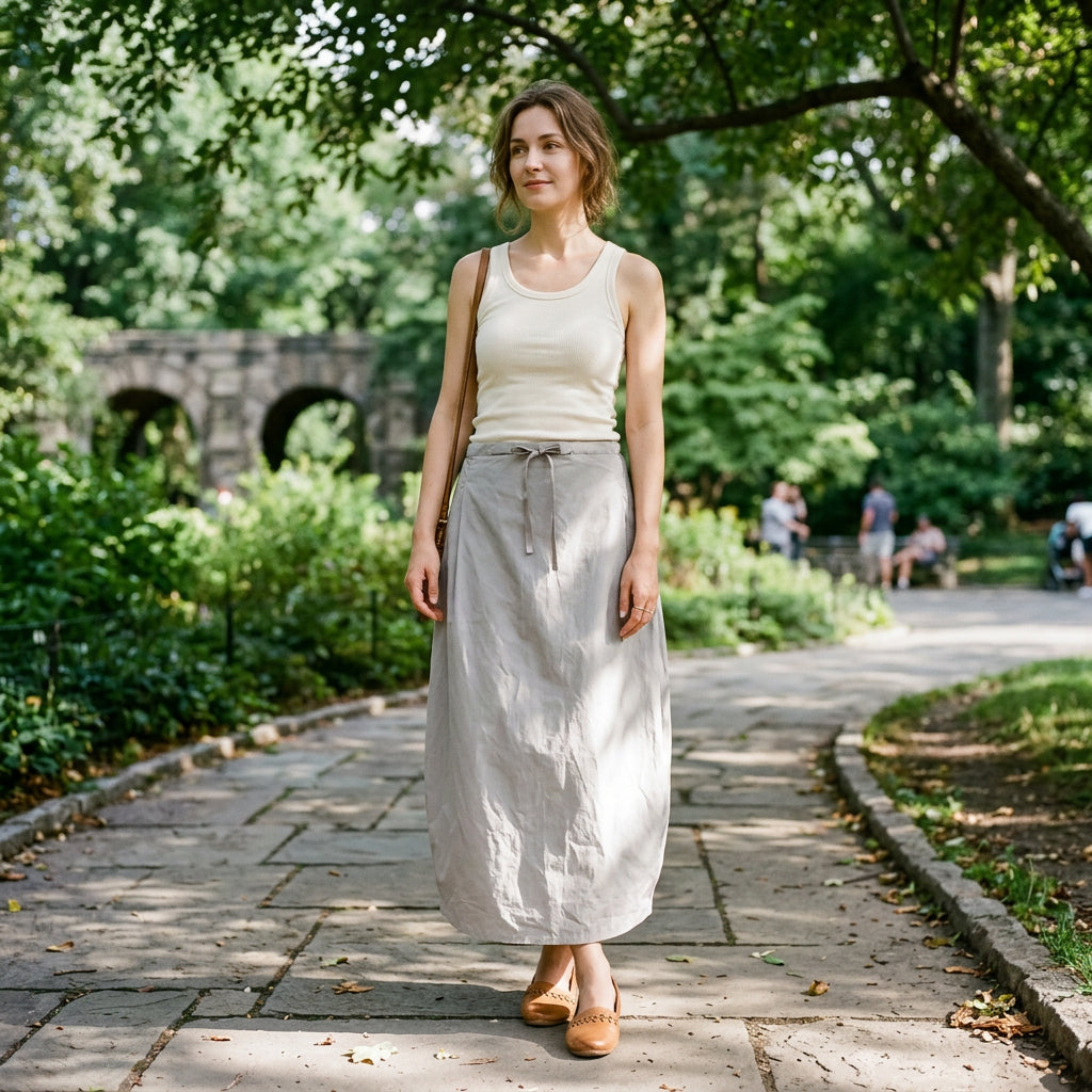 Lillian - Elegant Plus Size Maxi Skirt