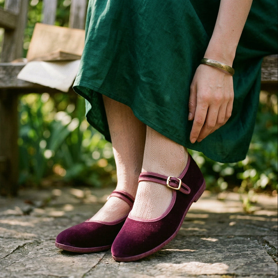 Thais - Stylish Casual Velvet Ballet Flats