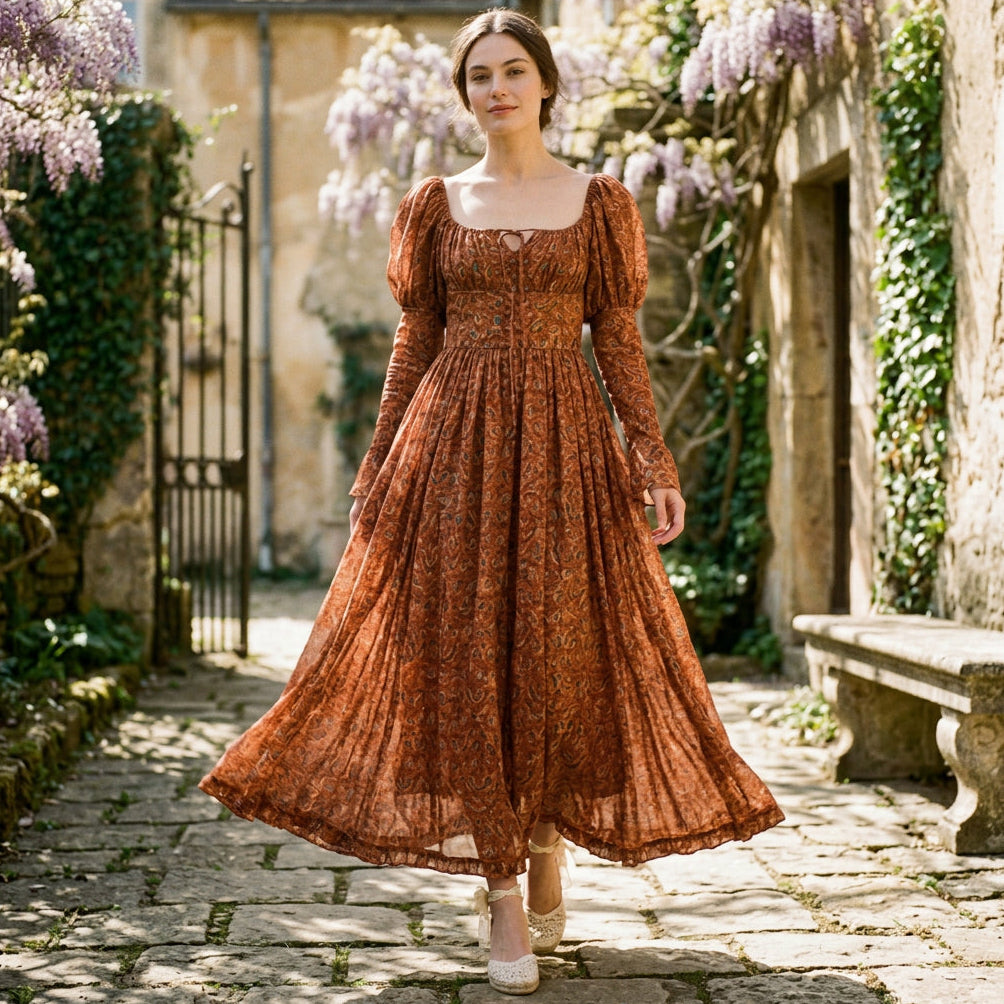 Melisandre - Elegant Floral Summer Dress
