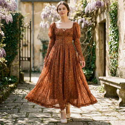 Melisandre - Elegant Floral Summer Dress