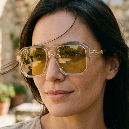 Freya - Bold Oversized Tinted Sunglasses