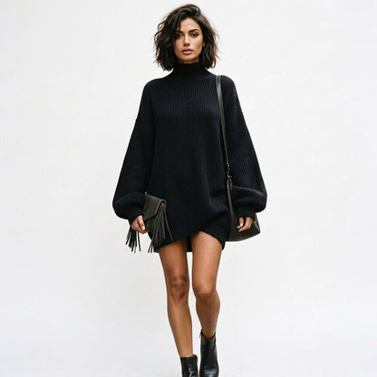 Danica - Cozy Vintage Knit Mini Dress