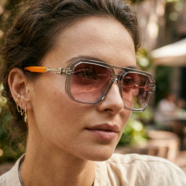 Freya - Bold Oversized Tinted Sunglasses