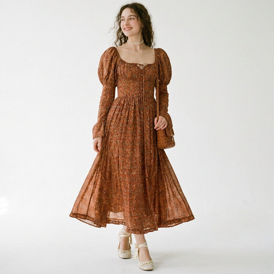 Melisandre - Elegant Floral Summer Dress