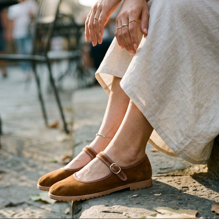 Thais - Stylish Casual Velvet Ballet Flats