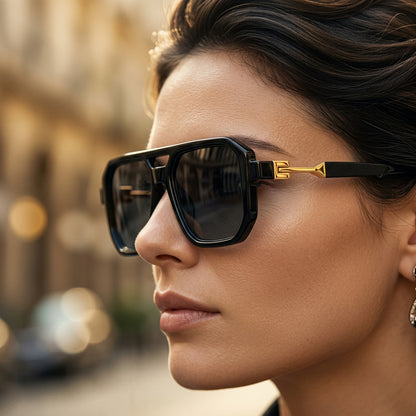 Freya - Bold Oversized Tinted Sunglasses