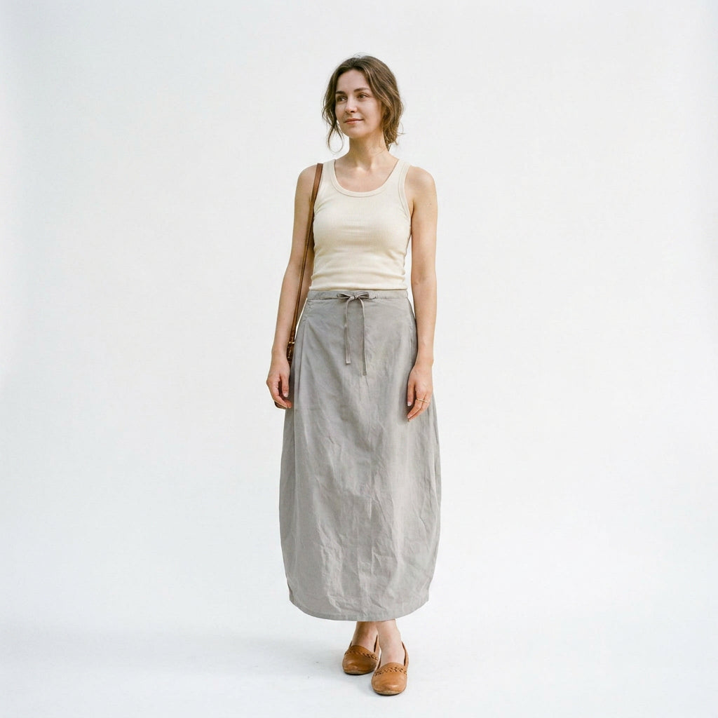 Lillian - Elegant Plus Size Maxi Skirt