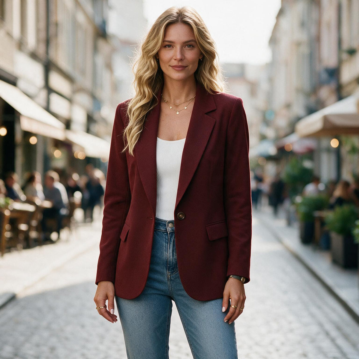 Ashley - Elegant Tailored Blazer for Women