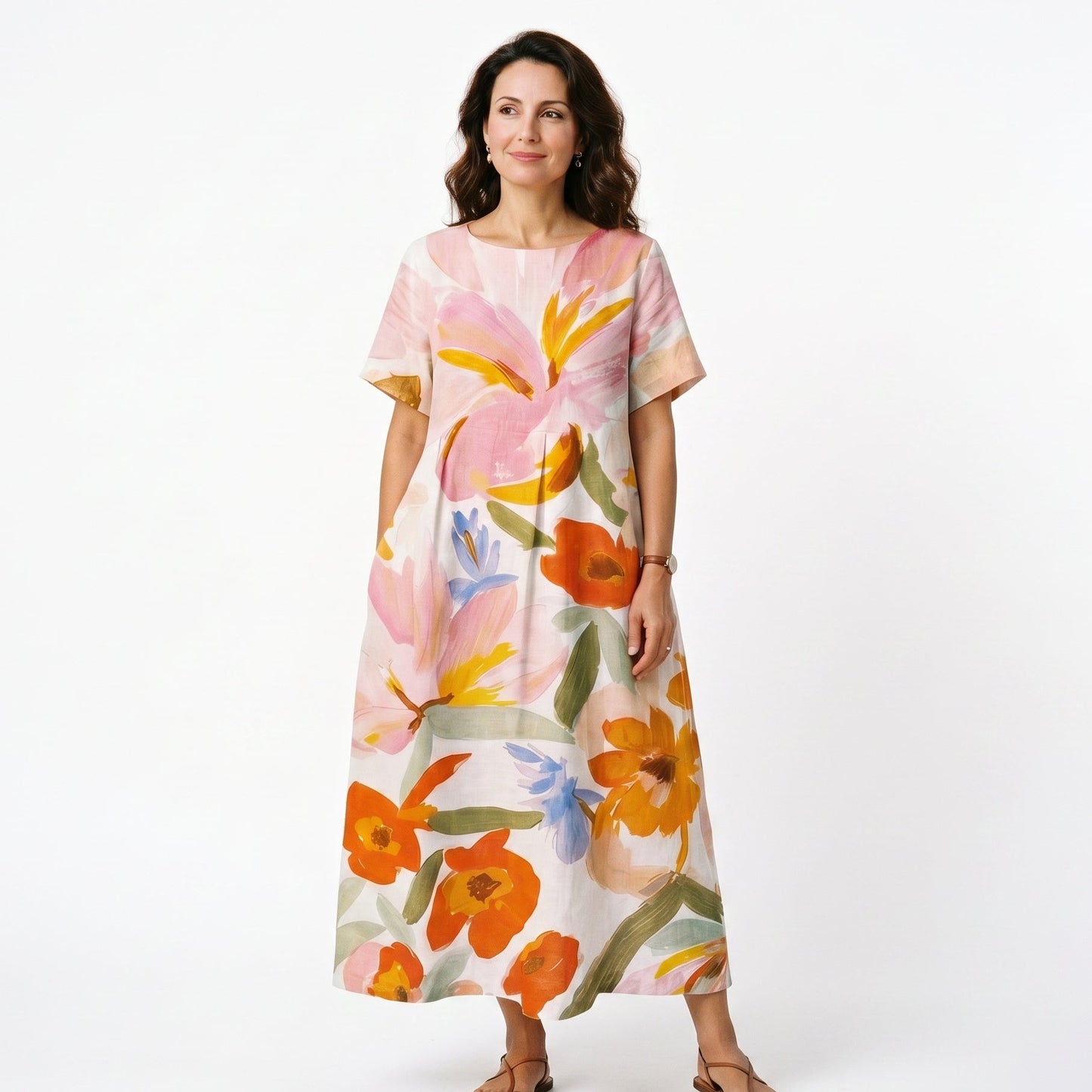 Abby - Floral Plus Size Summer Dress done 06-03-2026
