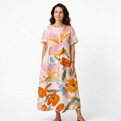 Abby - Floral Plus Size Summer Dress done 06-03-2026