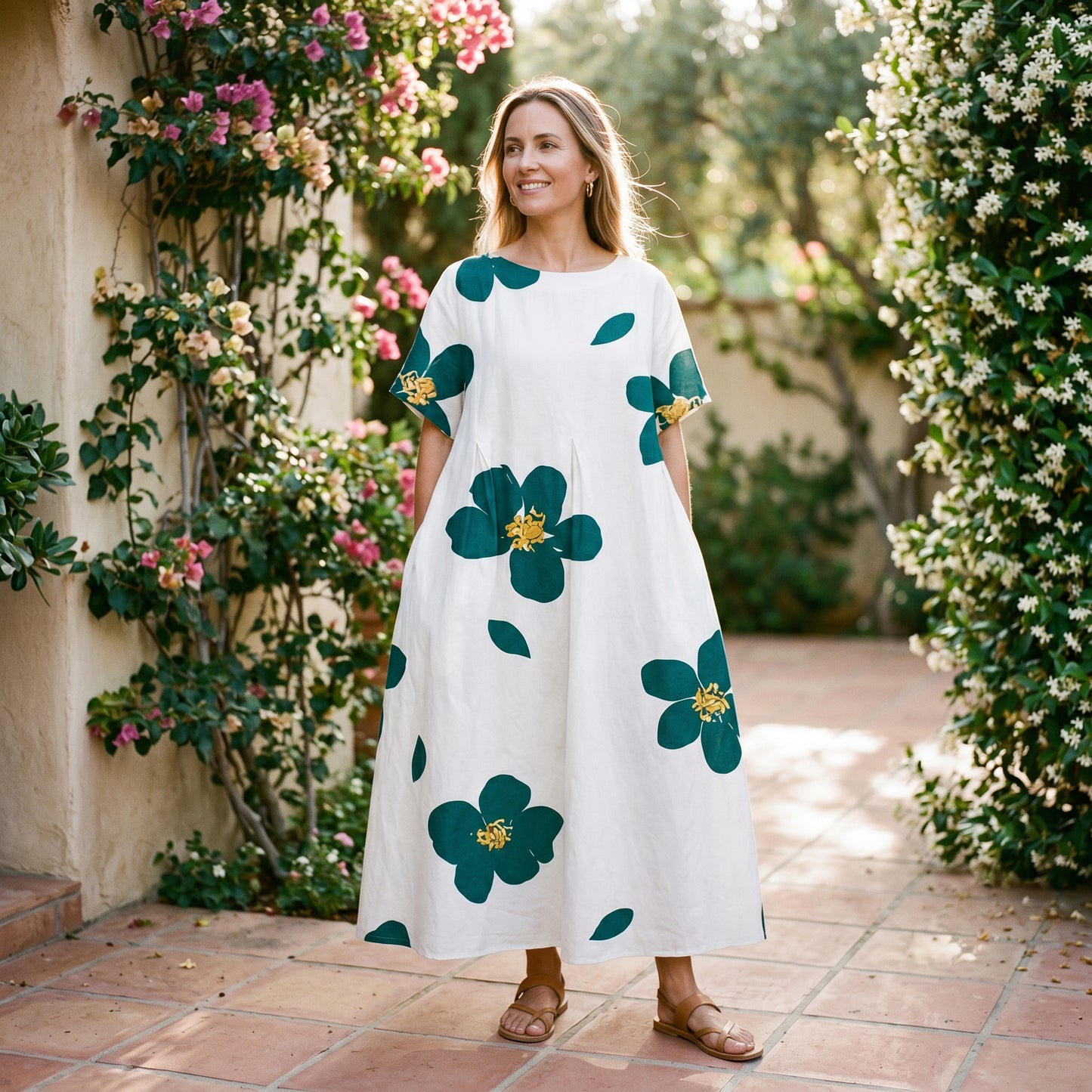 Abby - Floral Plus Size Summer Dress done 06-03-2026