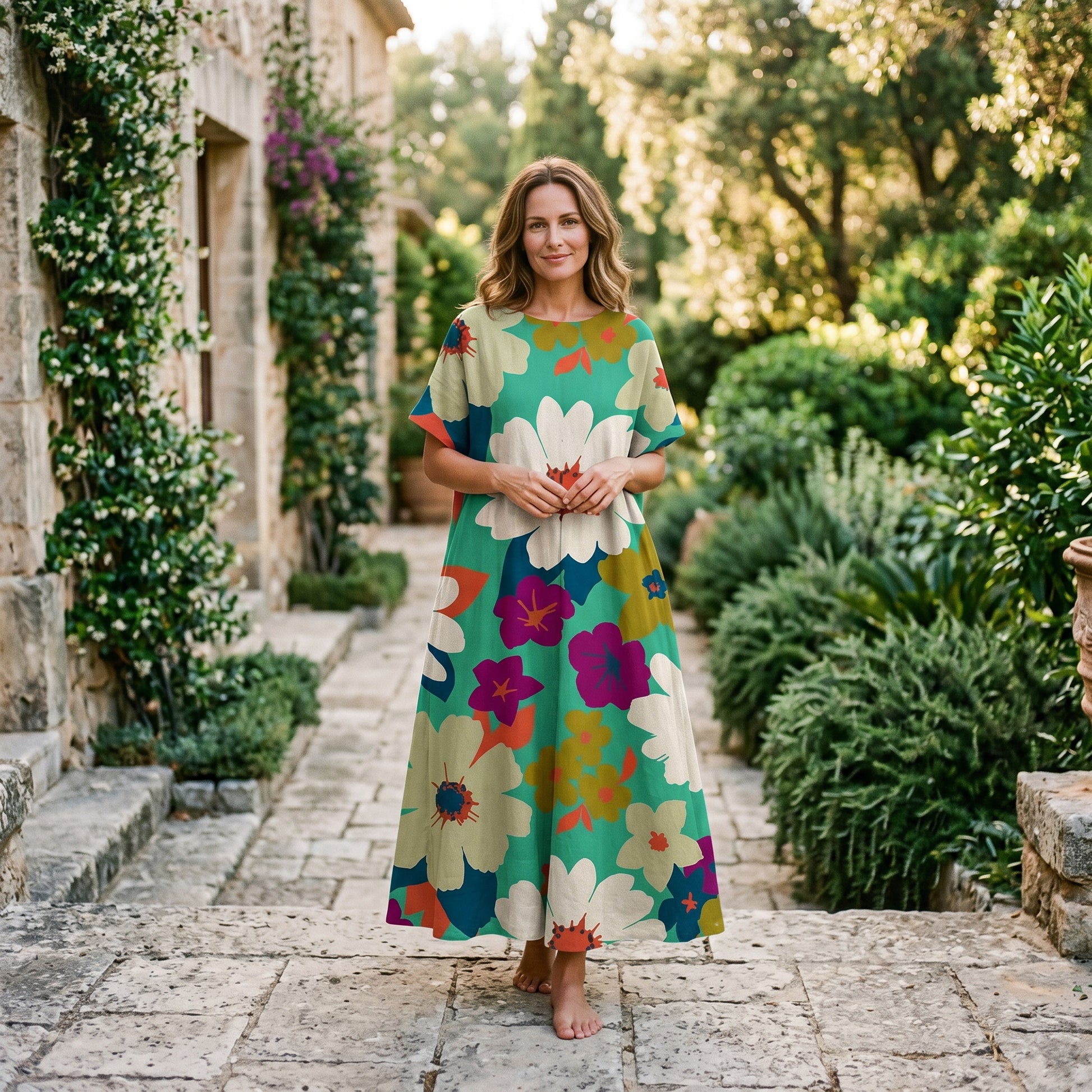 Abby - Floral Plus Size Summer Dress done 06-03-2026