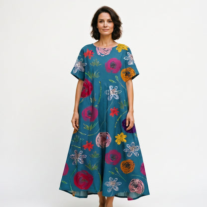 Abby - Floral Plus Size Summer Dress done 06-03-2026
