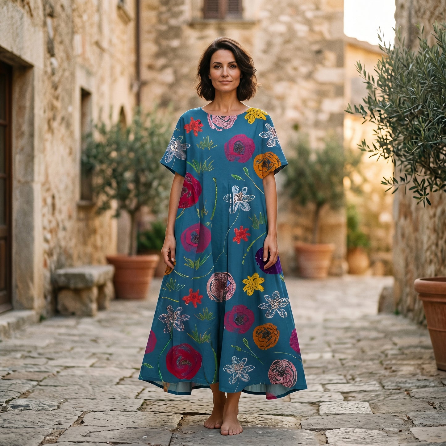 Abby - Floral Plus Size Summer Dress done 06-03-2026
