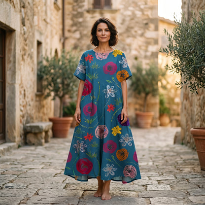 Abby - Floral Plus Size Summer Dress done 06-03-2026