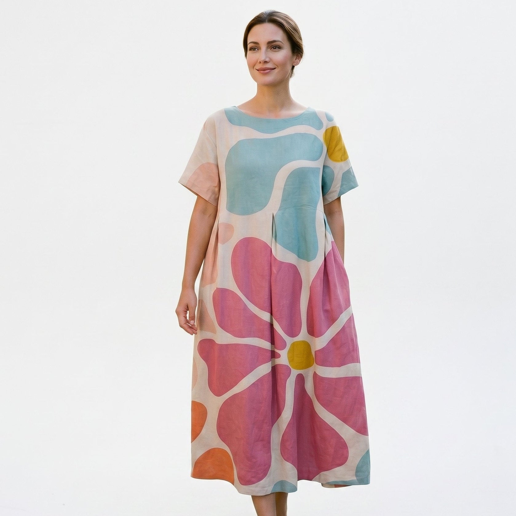 Abby - Floral Plus Size Summer Dress done 06-03-2026