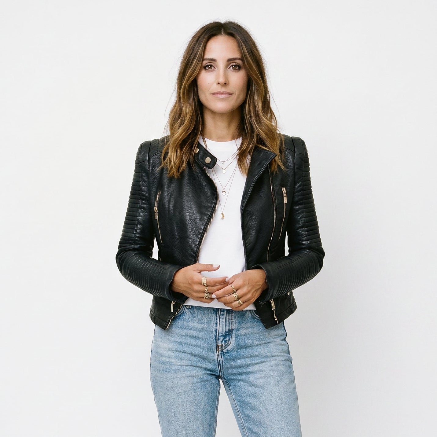 Adeline - Stylish Faux Leather Biker Jacket for Women DONE 05-22-2026
