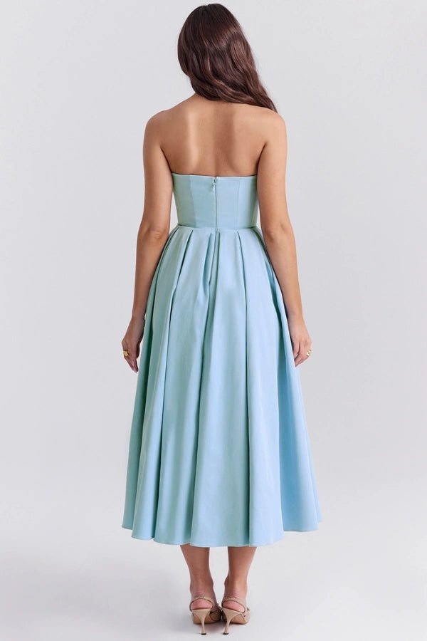 Adeline - Elegant Summer Midi Dress for Wedding Guests 2